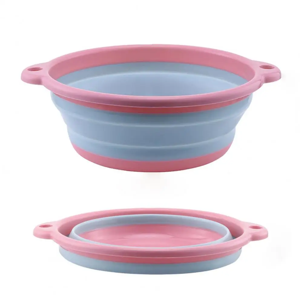 Folding Wash Basin Collapsible Wash Basin Foldable Wash Basin Wearable Folding Washbasin Lightweight Wash Basin Space Saving Portable Plastic Foldable Basin Multifunctional