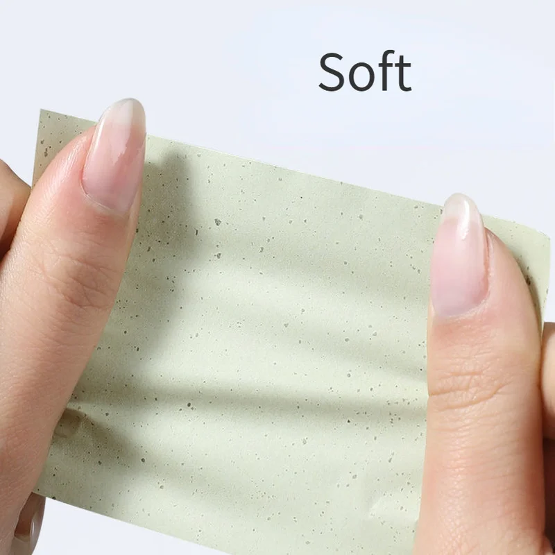 Description Picture 6 of item100pcs/bag Face Absorbent Oil Control Paper Mint Wipes Oil Removal Absorbing Sheet Matcha Oily Face Blotting Paper Makeup Summer