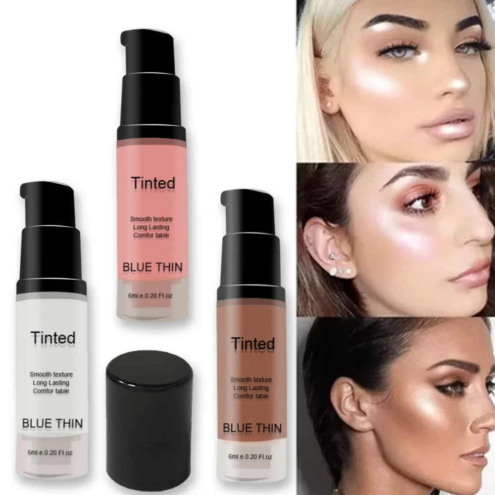 3 Colors Fashion High Gloss Highlighter Powder Spray Glitter Shimmer Sparkle Makeup for Face And Body - Beauty Highlight Spray