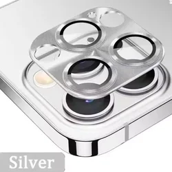 Ultra High - Definition Metal Camera Lens Glass Protector - 11Pro or 11ProMax (Silver)