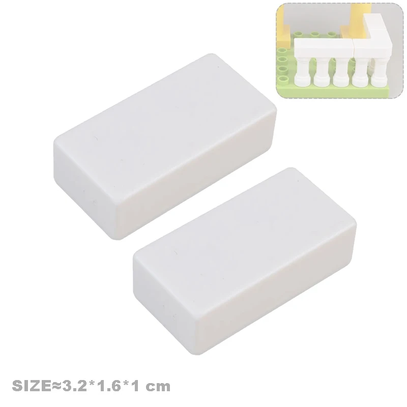 Large Building Block Accessories Set for Creative Construction – Houses, Furniture, Pillars, and Fences for Kids