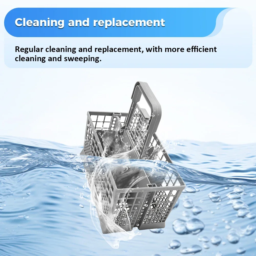 Description Picture 5 of itemMultifunctional Universal Dishwasher Basket Foldable Cutlery Holder for GE Dishwasher Basket Part Knife and Fork Storage Basket