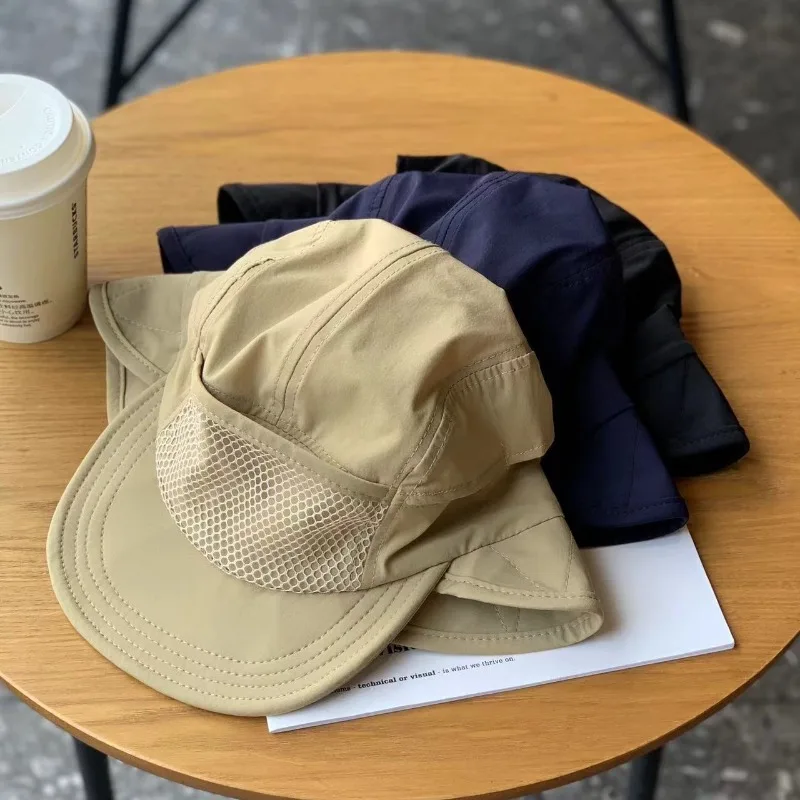 Japanese Quick-drying Outdoor Camping Double Brim Neck