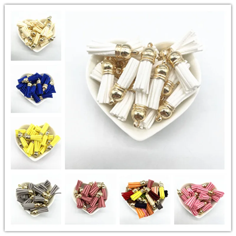새로운 10pcs 38mm 가죽 Tassels 바느질 커튼 액세서리에 대 한 프린지 ..