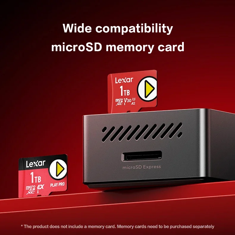 렉사 플레이 프로 microSDXC 익스프레스 카드 리더 RW540 USB3.2 타입 C 900MB/s 고속 메모리 카드 리더 (스위치 2용)