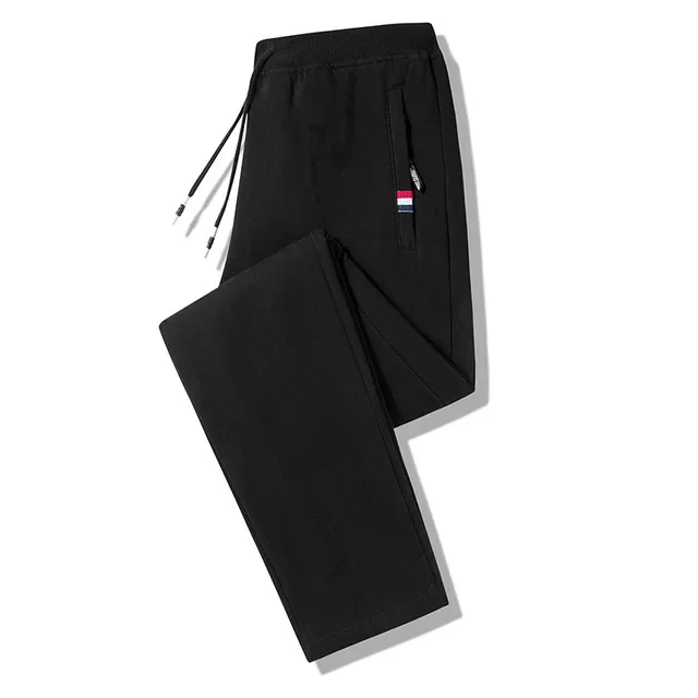 Men Fitness Sportswear Autumn Pants Tracksuit Elastic Waist Sweatpants Cotton Trousers Loose Gyms Jogger Track Pants Mens M- 8XL 5
