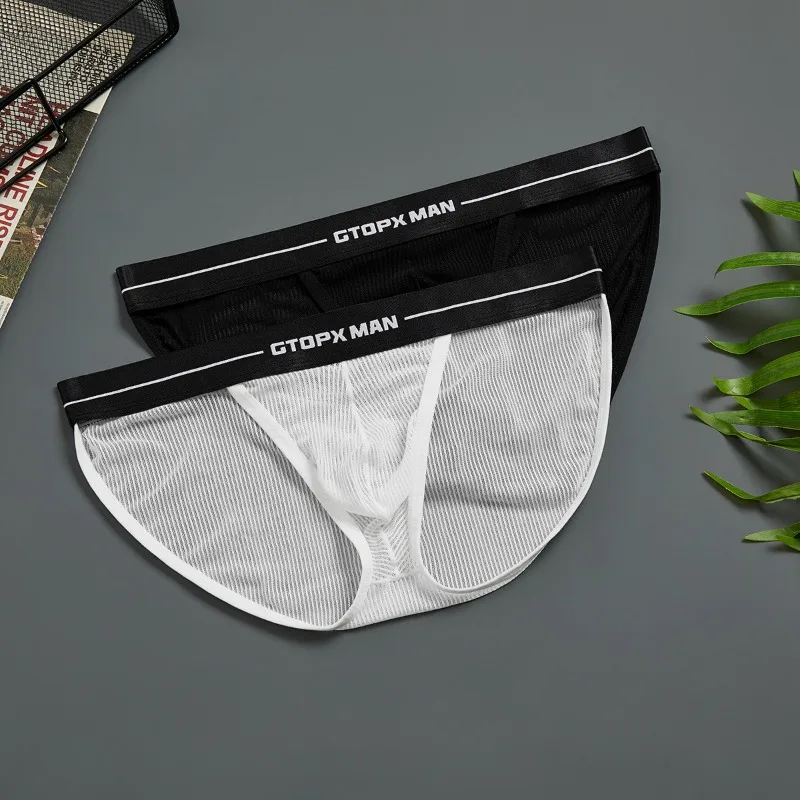 STRING SEXY TAILLE Basse Pour Homme Sous-Vêtement En Soie Glacée STRING SEXY TAILLE Basse Pour Homme Sous-Vêtement En Soie Glacée