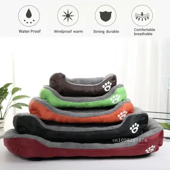 Soft and Cozy Ultimate Fleece Bed for Small, Medium, and Large Waterproof - Comfort for Inviting and Bottom - Ultimate Warm Dogs 1