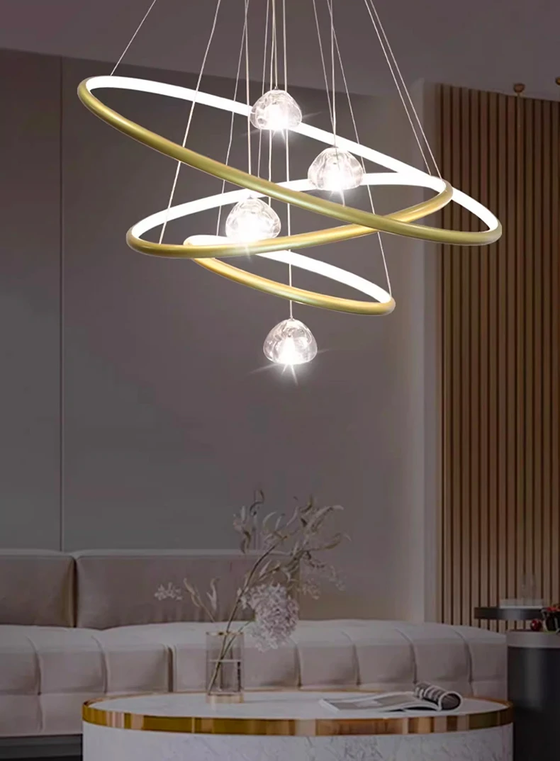 Description Picture 5 of itemhome decorationPendant lights, luxury crystal living room chandelier, dining room Pendant lamp, ceiling light, indoor lighting
