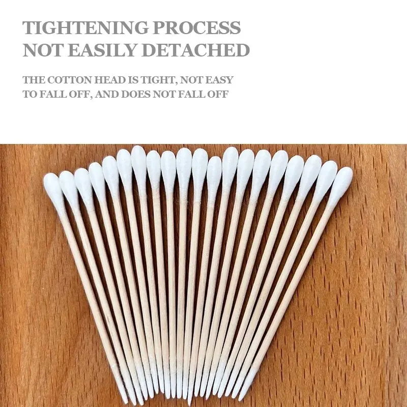 Cotton Swabs 10 Packs 50 Per Pack Double-Ended Disposable Can Be Used to Draw Eyeliner etc for cotton swabs