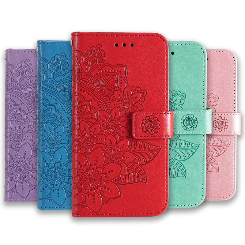 

Leather Case For infinix Note 10 Pro 7 Lite Zero 8 Zero8 Phone Cover 3D Flower PU Flip Wallet Card Magnetic Holder Book Coque