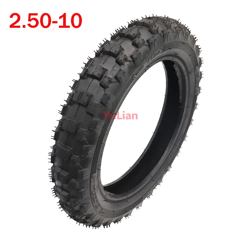 Roue de 10 pouces Pneu 2,50‑10 po 60/100-10 Jante Pneu Antidérapant pour  PIT PRO Trail Moto Cross Thumpstar - Cdiscount Auto