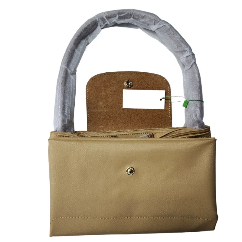 Borsa Hobo Pieghevole in Nylon 2026, Borsa a Mano Classica da Donna, Borsa a Tracolla Ricamata con Manici Corti e Lunghi per Donne - immagine 3