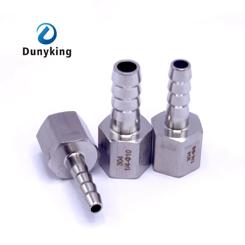 Raccord Réducteur En Acier Inox 304 - Filetage M10×1mm Mâle Vers 1/8" BSPP Femelle - Haute Pression 16 Bar
