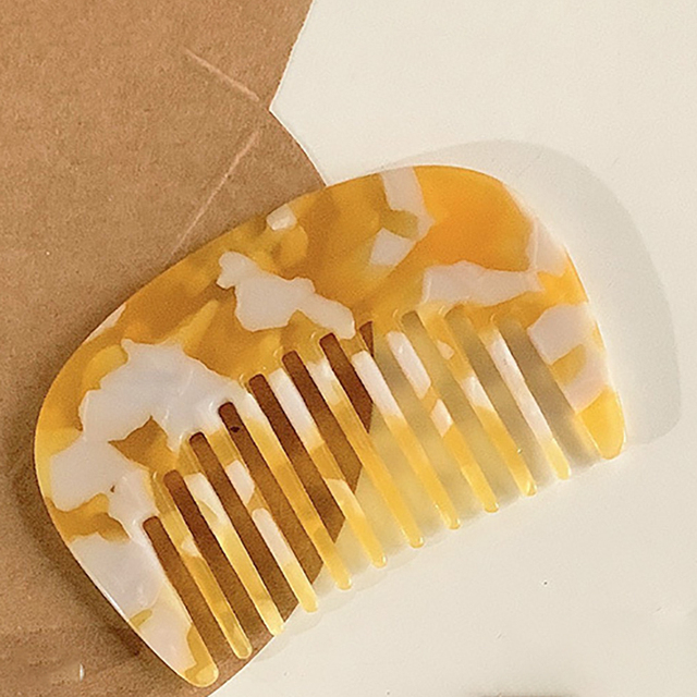 New Design Acetate Anti-static Hair Combs Mini Hairdressing Comb Detangling Hair Brush For Women Girls Hair Styling Tools