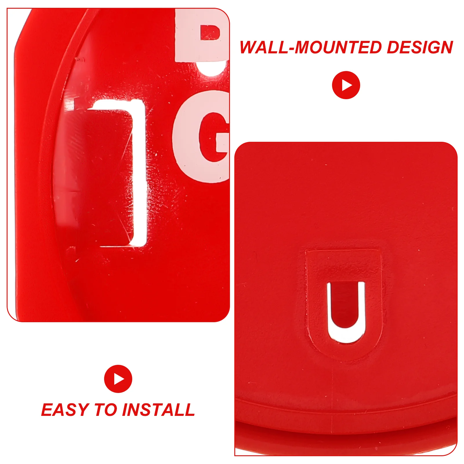 Fire Key Box Emergency Door Lock Boxes Locker Wall Hanging for Keys Plastic Holder Glass Break Baby