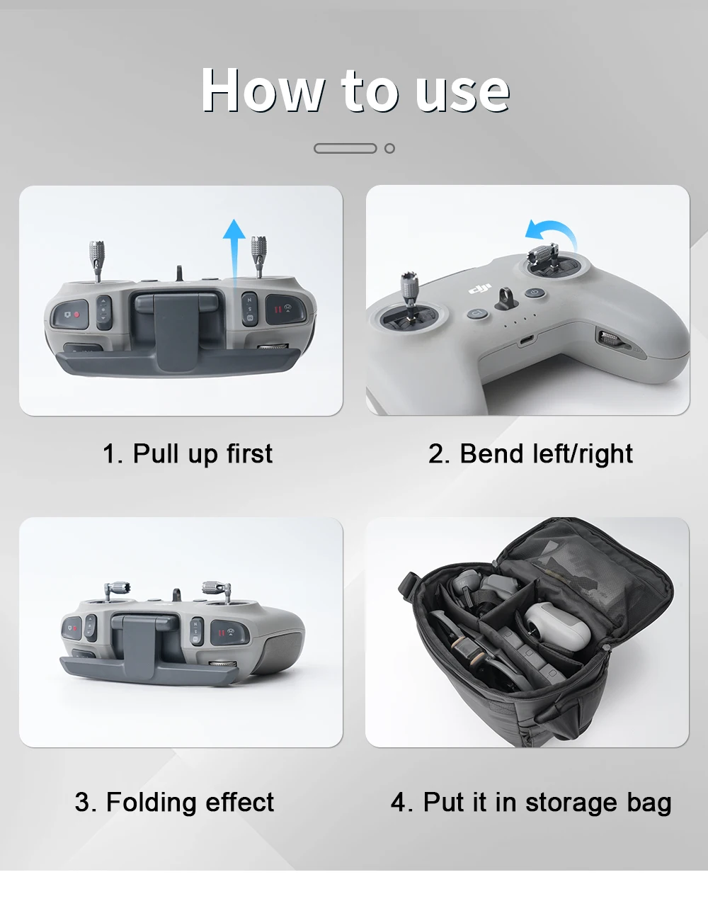 Extended Joystick Thumb Stick Rocker For FPV 3/2 Remote Control RC Pro Avata 2/