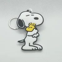 Snoopy Charlie Woodstock Key Chain Mobile Phone Chain Keyring Student Gift Cute Cartoon Bag Pendant Lanyard Decor Keychain Gift 4