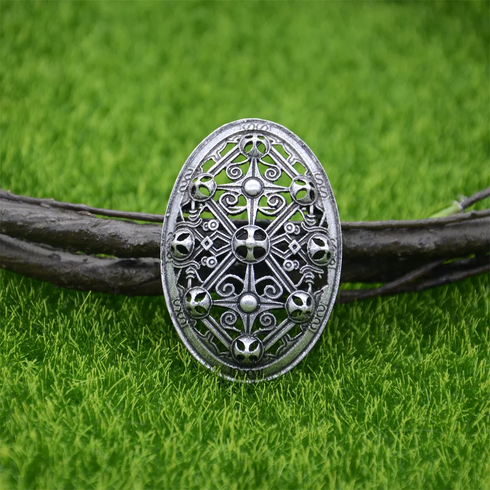 Goth Viking Runes Nodo Vintage Spilla Nodo Irlandese Rotondo Gioielli Noresi Corpetto Regalo Per Donna Uomo Wicca Stregoneria Strega Pin 2022
