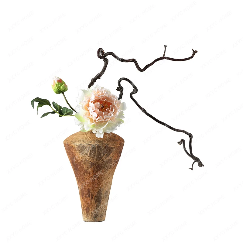 

Feng Zheyuan Stoneware Zen Japanese Style Ceramic Retro Hydroponic Vase