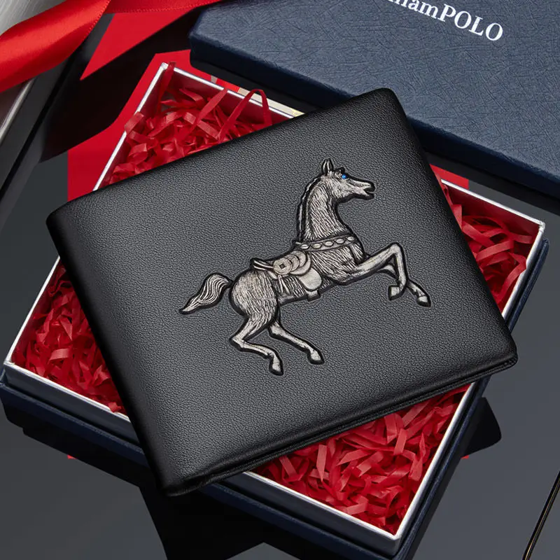 

Men's wallet leather high-end 2023 new soft cowhide wallet Gifts for men