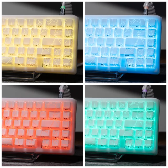 【HI FI FNK】Spider Web Top XVX SPIDER WEB OEM Profile IMD-Tech Keycap Set : r/BudgetKeebs