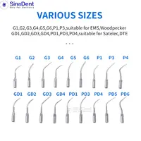 5Pcs/Pack Dental Scaler Tips  Dental Ultrasonic Scaler G1 G2 G3 P1 P3 P4 GD1 GD2 GD3 PD1 PD3 PD4 for EMS Woodpecker DTE Satelec 1