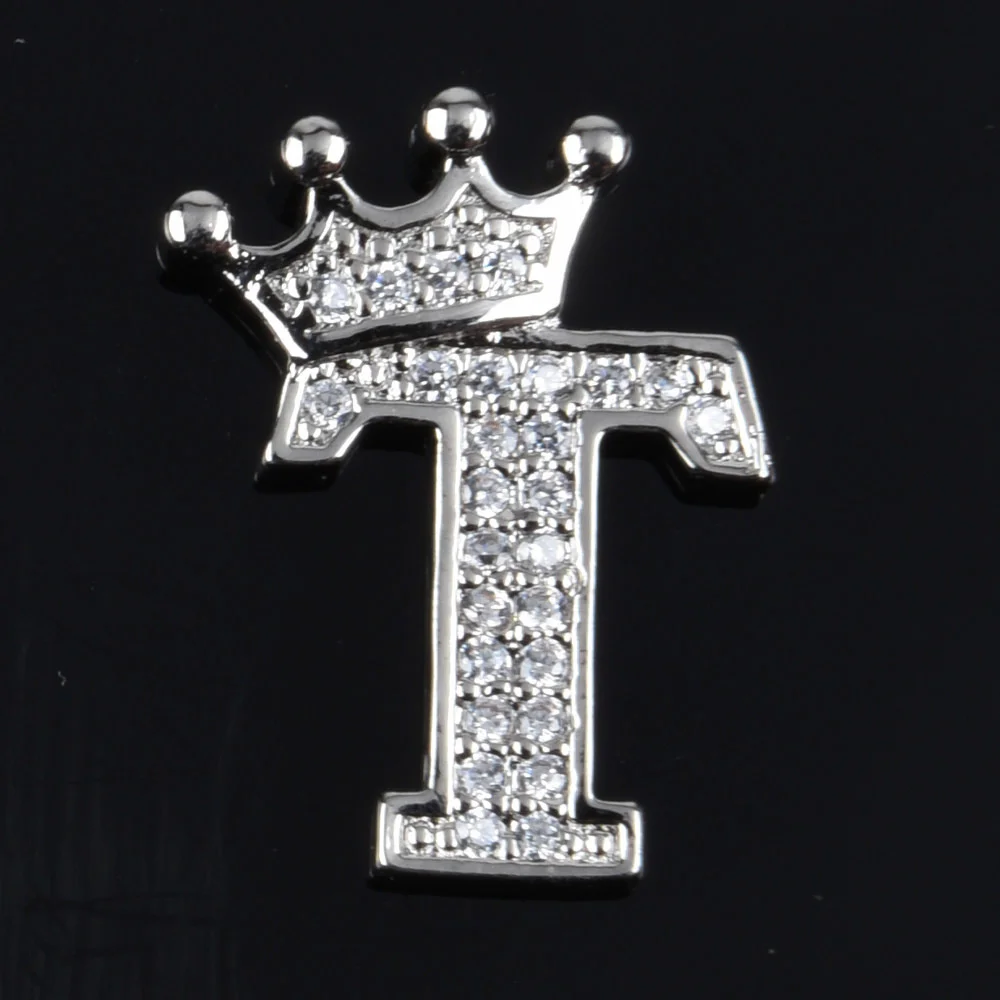 Hot Sale Metal Croc Shoe Charms Crown Letter Bling Rhinestone Shoes Decorations High Quality Butterfly Wristband Accessories