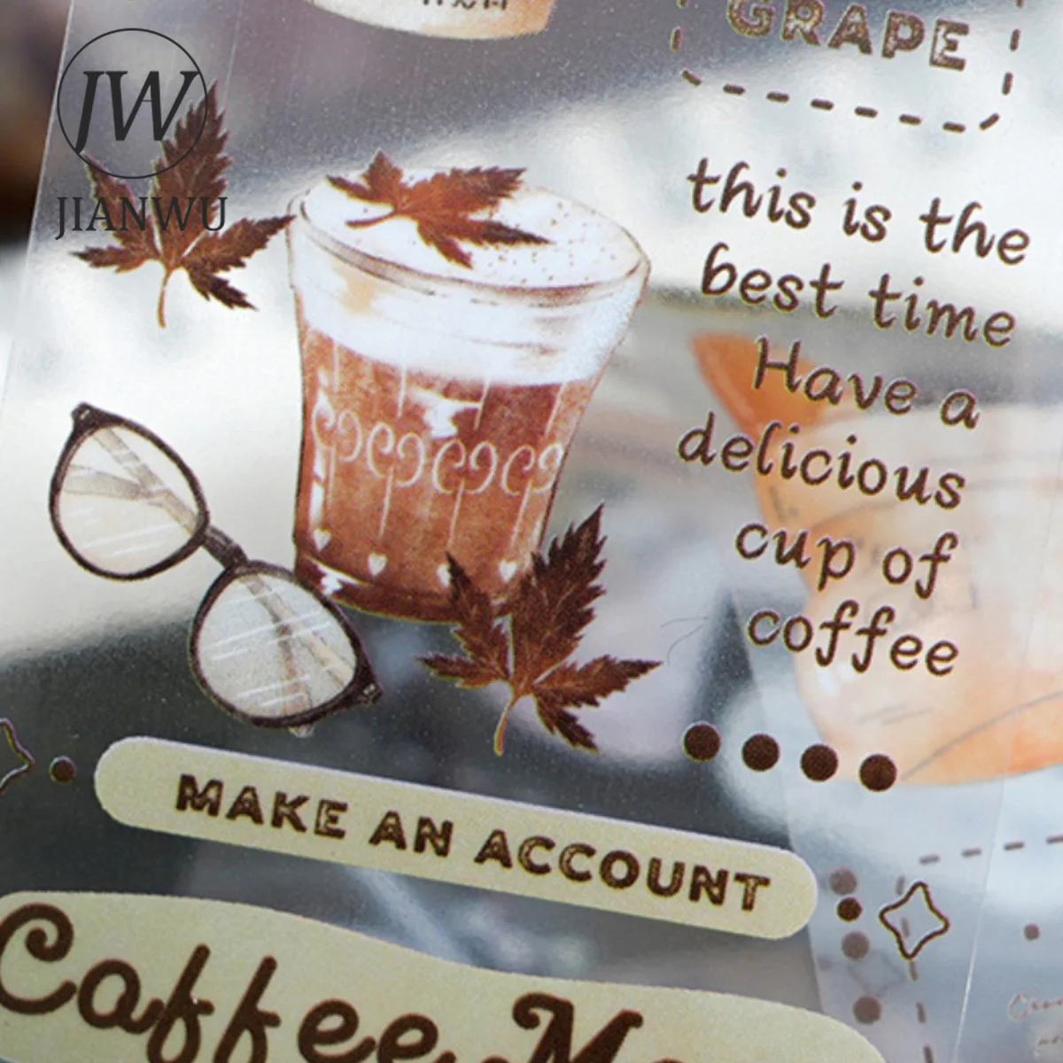 

JIANWU 50 мм * 200 см серия для медленной повседневной жизни винтажная лента из растительного материала коллаж для домашних животных креативный «сделай сам» журнал Скрапбукинг Канцтовары