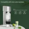 1L Soda Carbonating PET Bottle Black and White Color Best for Bottled Drink 6