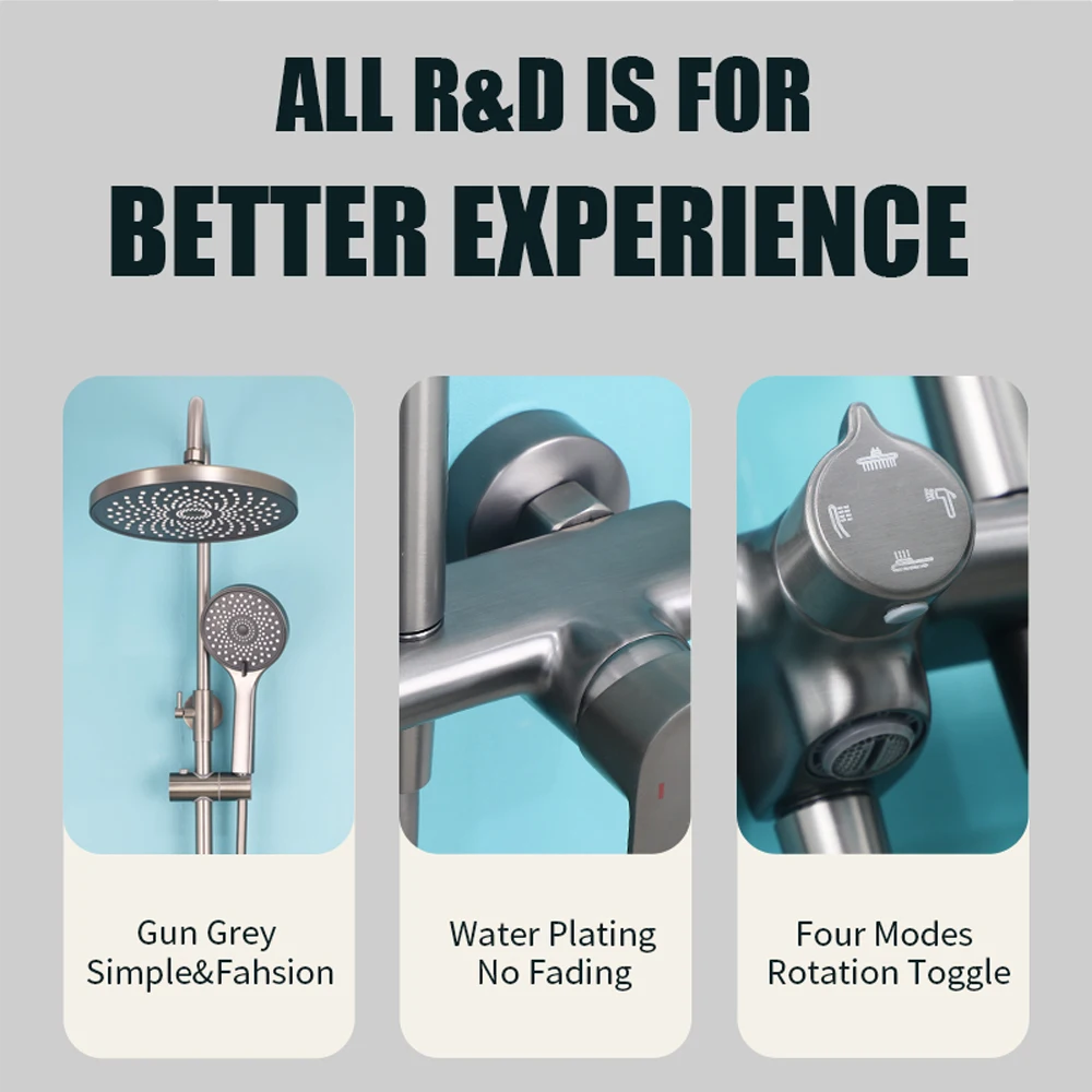 Shower Set Shower System Shower Faucets Bathroom Mixer Crane Bidet Faucet Rain Showers Spray Column