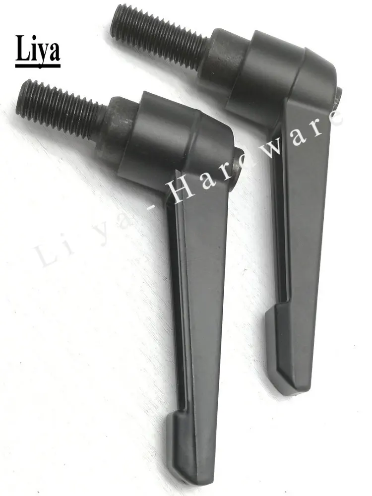 M5 M6 M8 M10 M12 Clamping Lever Machinery L shape Adjustable Handle Locking External Male Thread Knob Bolt Screw 1PC adjustable handle knob