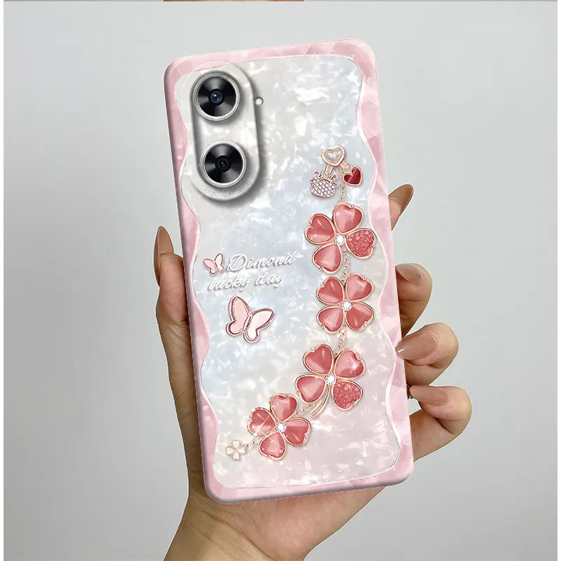 Aesthetic Flowers Silicone Soft Protective Phone Case