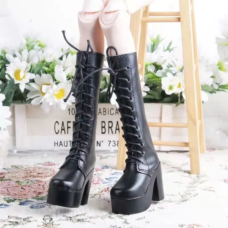 Zapatos de piel sintética para muñeca BJD, botas de cuero, zapatos individuales, accesorios para muñecas de 60CM, 1/3