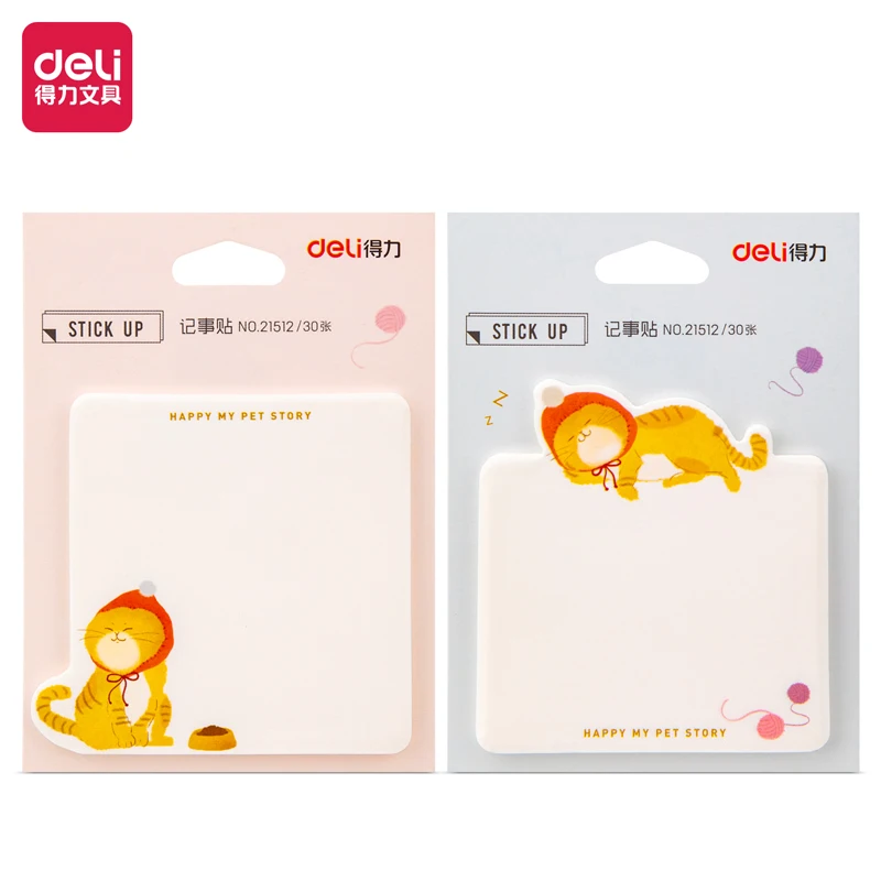 

2pcs Sticky Note Pads Self-Adhesive Memo Pad Notepad Bookmark Planner Stickers School Supplies Office Supplies Stationery
