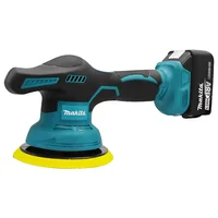 Polisseuse de voiture électrique Makita sans fil, 8 vitesses, affichage numérique, machine à polir et cirer les voitures, compatible avec batterie Makita 18V 6