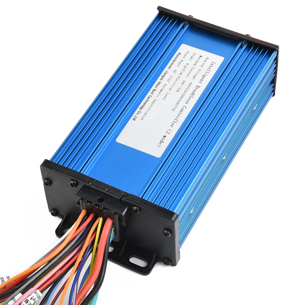 

48V 60V 1800W Lead-Acid Lithium Battery Eelectric Bike BLDCM Controller High/low Brake Dual-mode Brushless DC Motor Controller