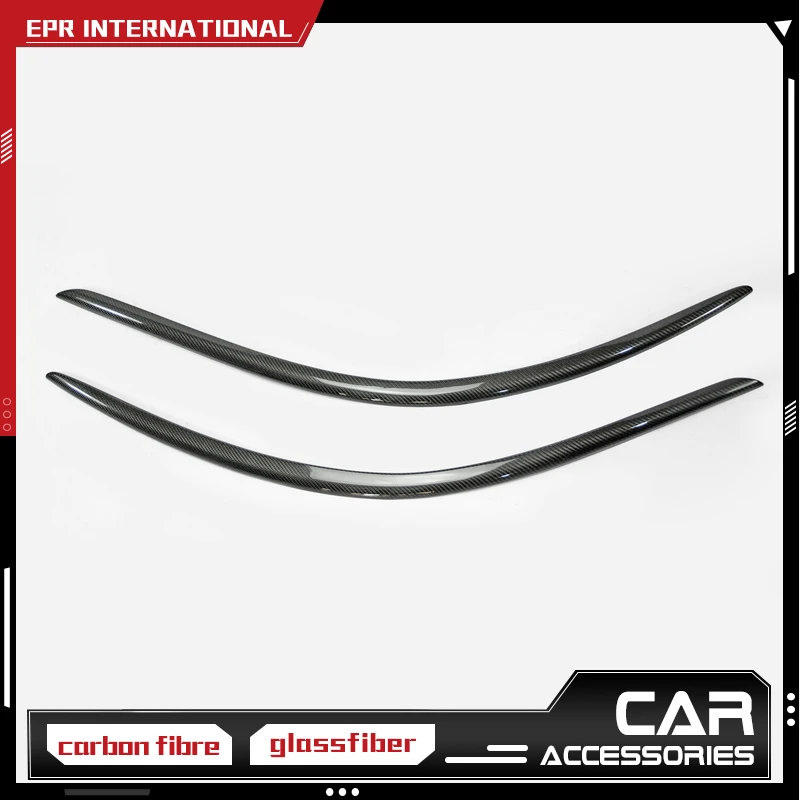 

Car Accessories Carbon Fiber Wind Visor Deflector Glossy Finish Rain Eyelid Eyebrow Lip Racing Kit For Toyota 93-98 Supra JZA80