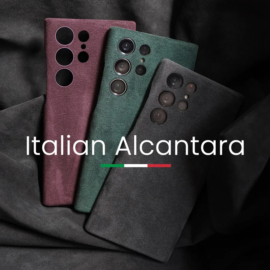 ALCANTARA Case for Samsung Galaxy S23 Ultra Plus S22+ 5G Luxury