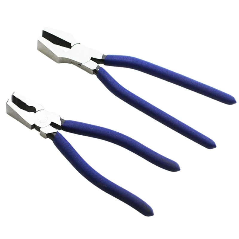 

Flat Nose Pliers 8 inch/10 inch Adjustable Glass Pliers Breaking Pliers Tools