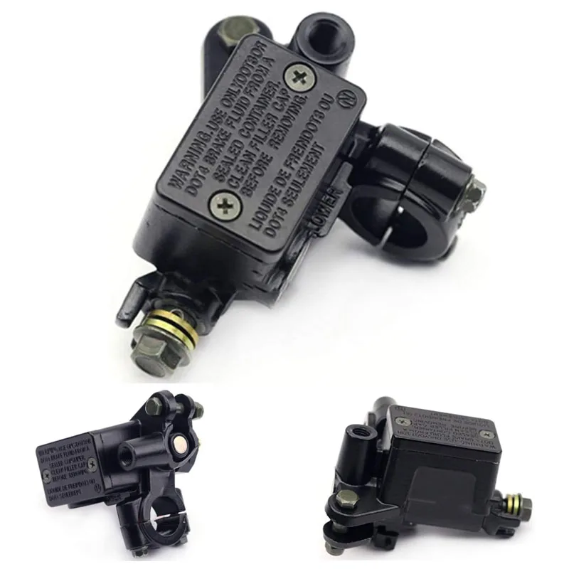 

Black Motorcycle Brake Master Cylinder For Kawasaki Ninja Yamaha Honda Fits Most Scooters Motorcycle Spare Parts