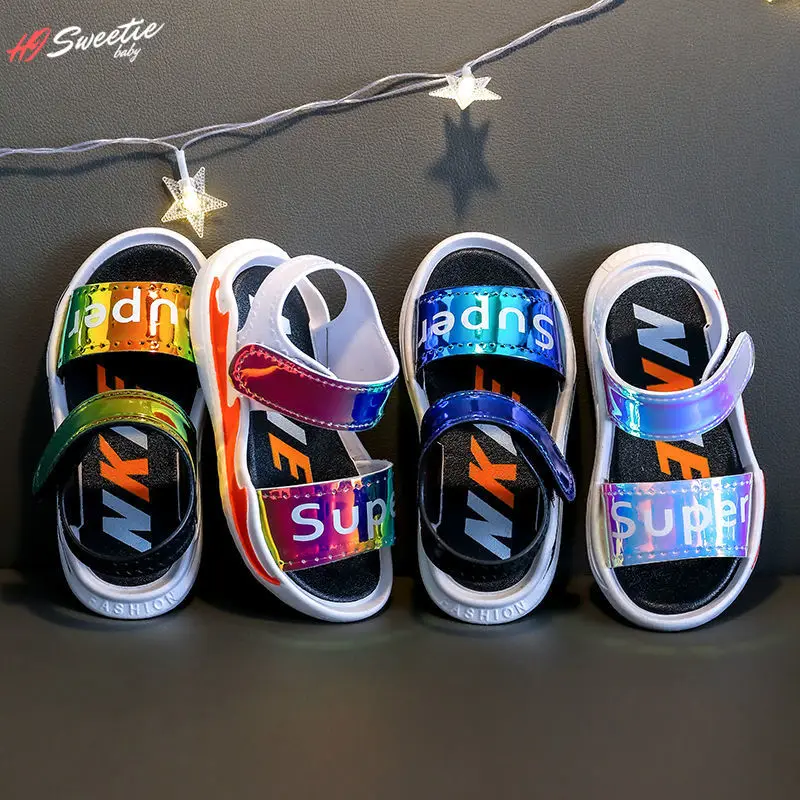Summer Baby Sandals Solid Color Baby Boy Sandals Soft Sole Anti-slip Boys Girls Toddler Shoes Beach baby shoes kids shoes children sandals kids sandals beach shoes