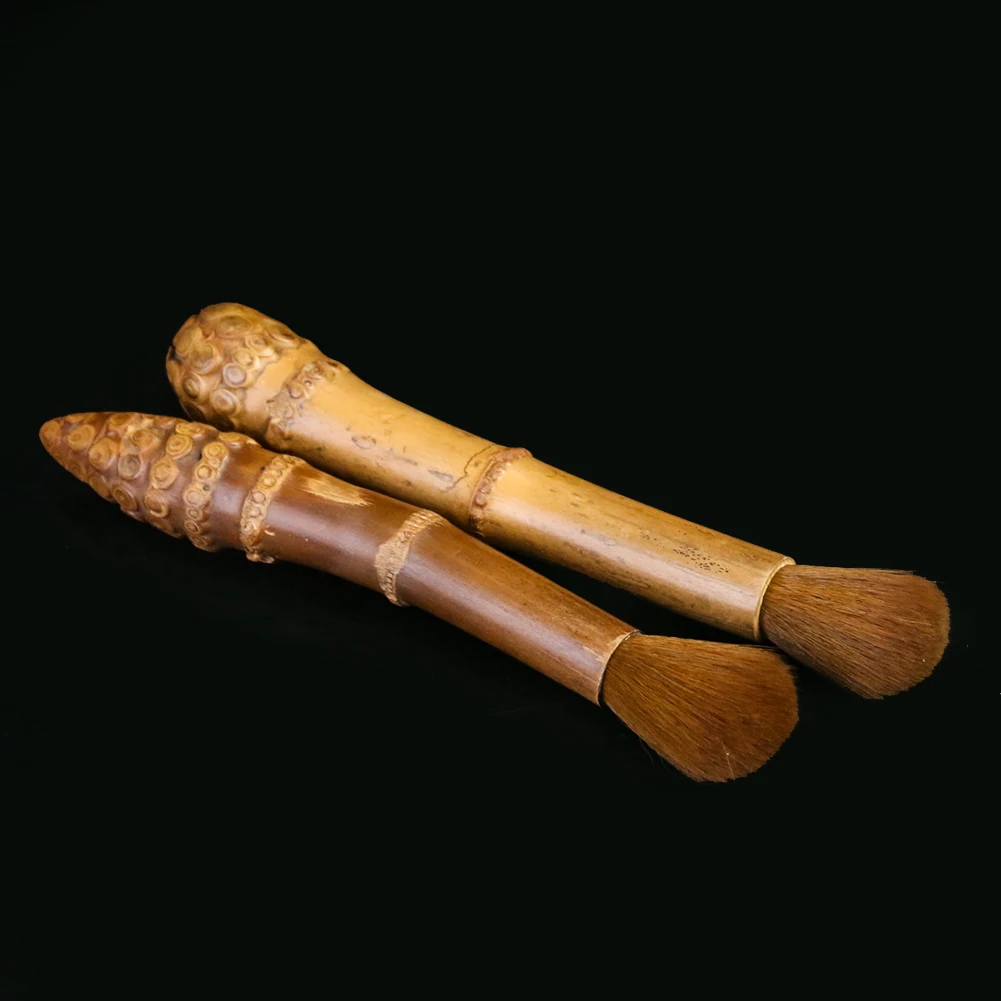 Natural Bamboo Root Tea Ceremony Accessories Teapot Brush Cleaning Tools Bamboo Crafts Zen Tea Table Decoration tea cleaning brush