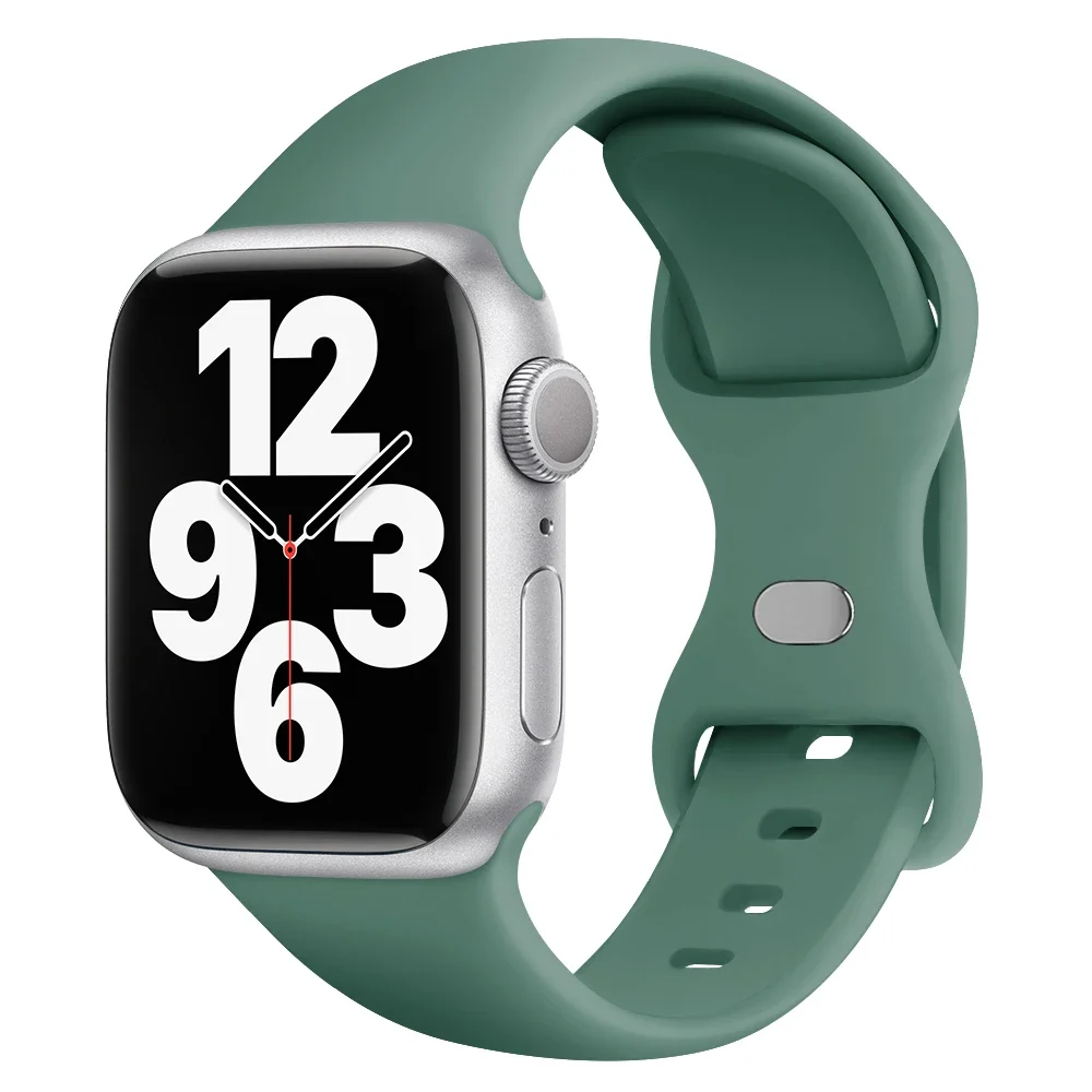Premium Soft Silicone Smartwatch Band - Versatile Sport Strap Bracelet