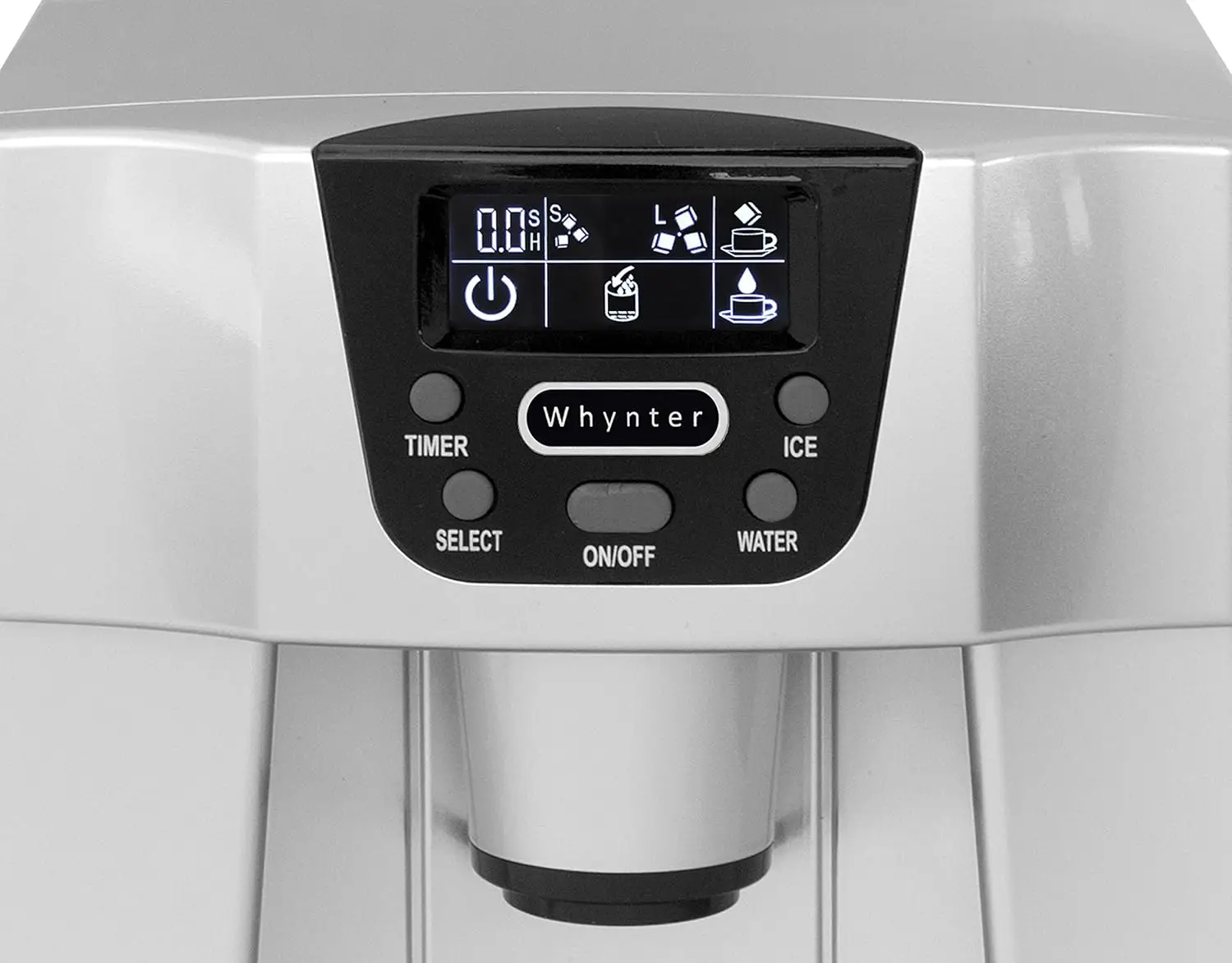 Silver IDC-221SC Countertop Direct Connection Ice Maker and Water Dispenser, One Size 4