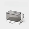 Desktop Tissue Box Nordic Simple Ins Transparent Home Living Room Tissue Box Restaurant Napkin Storage Box 4