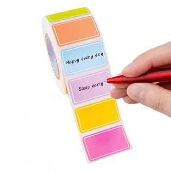 Colorful Handwritten Label Stickers 1