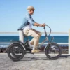 500W Cargo Three Wheel ebike  FAFREES F20 Mate Adult Electric Bicycle 48V18.2Ah Battery Folding E-bike 20*3.0 Fat Tires 1
