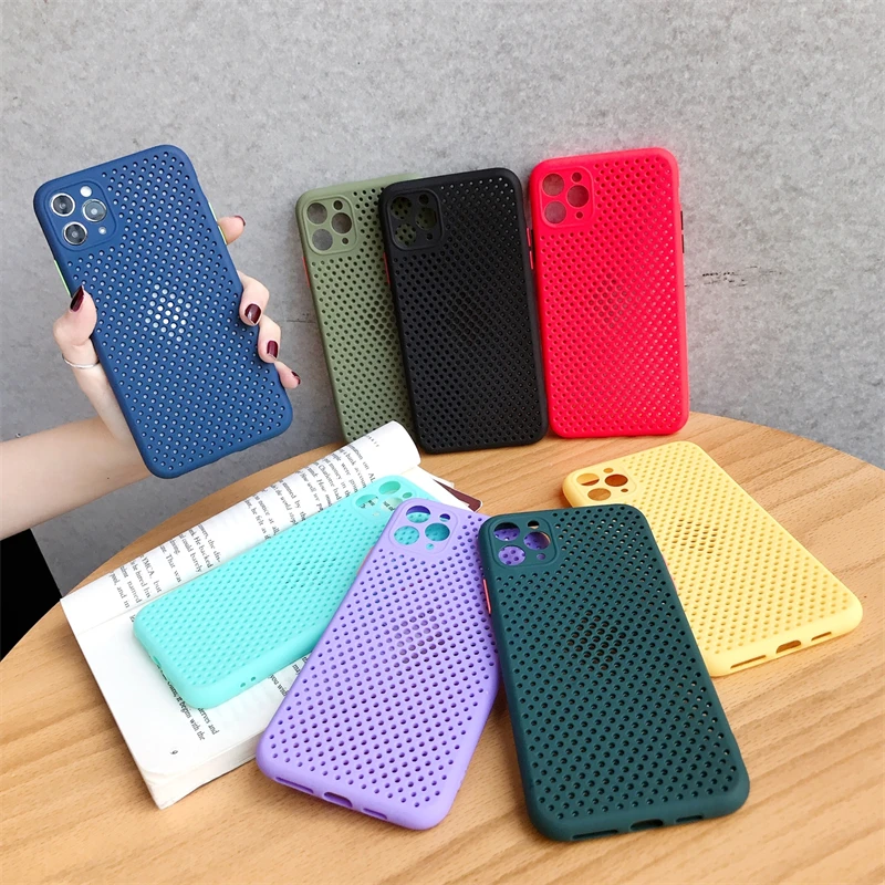 Breathable Cooling Ultra-thin Silicone Phone Case with Heat Dissipation