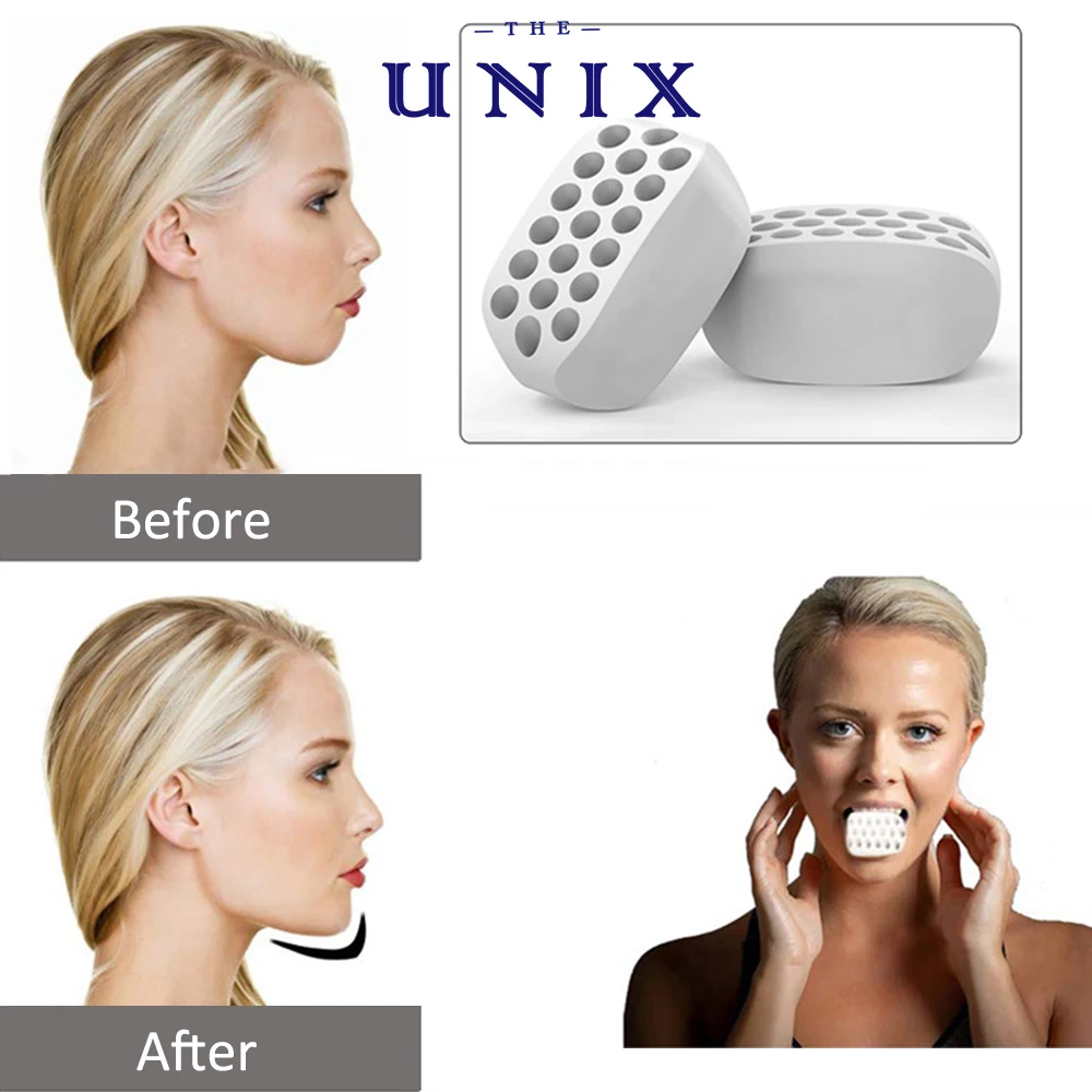 2pcs JawLine Exerciser Ball Facial Jaw Muscle Toner Trainin Fitness Anti-aging Food-grade Silica Face Chin Cheek Lifting Slimmin
